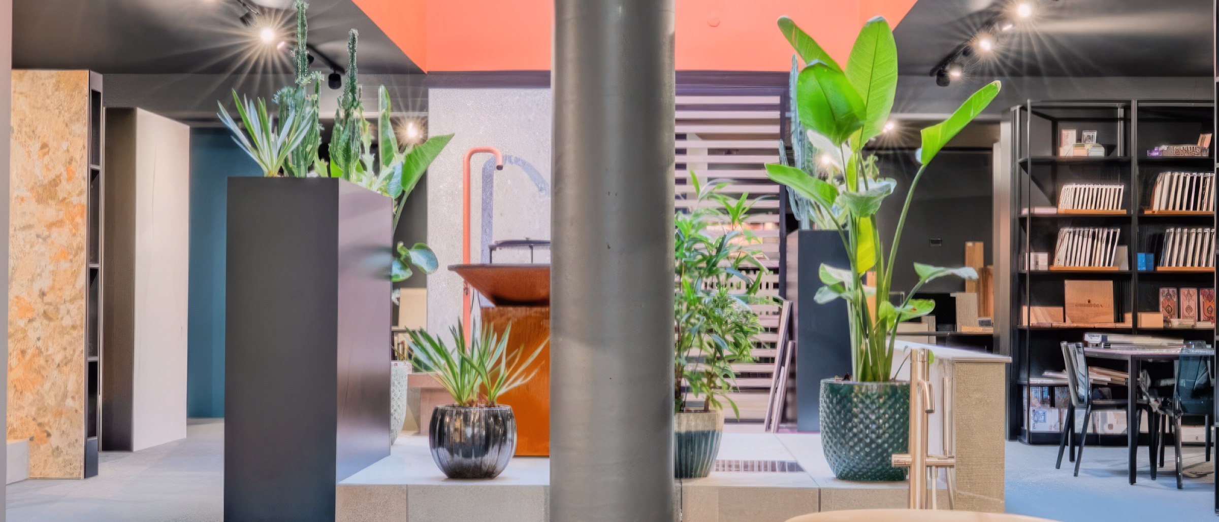 Area centrale showroom
